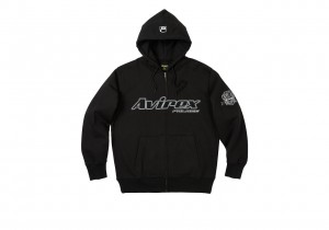 Black Palace Avirex Zip Hood Hoods | JI06-R6-IL