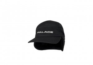 Black Palace Micro Earflap Runner Hats | IJ87-I4-TA