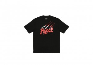 Black Palace Scratchy T-Shirt T-Shirts | YD40-C9-HU