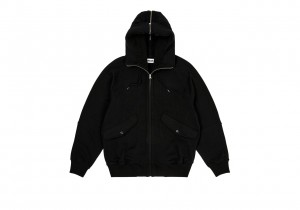 Black Palace Split Hood Bomber Sweat Hoods | ZI35-J4-TN