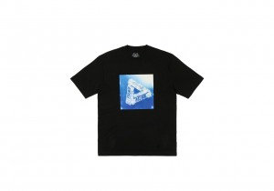 Black Palace Under The Weather T-Shirt T-Shirts | UD07-Y3-CG