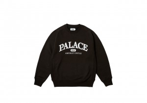 Black Palace Unitas Crew Sweatshirts | ZU19-I4-CA