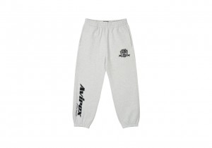 Grey Marl Palace Avirex Jogger Bottoms | TI16-K5-UU