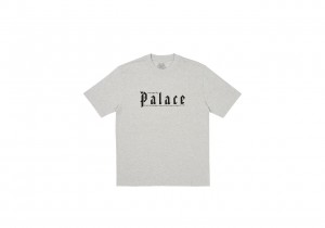 Grey Marl Palace Kitano T-Shirt T-Shirts | YS46-X7-LS