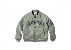 Grey Palace Avirex Leather Jacket Jackets | OG38-X3-UQ