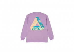 Light Purple Palace P-3d Longsleeve T-Shirts | VH00-M1-OB