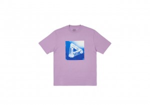 Light Purple Palace Under The Weather T-Shirt T-Shirts | IF77-W6-OG