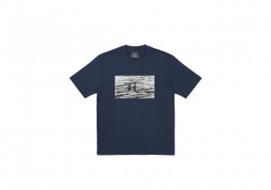 Navy Palace Nessie T-Shirt T-Shirts | AY01-Y1-IU