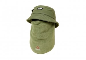 Olive Palace Polartec Cordura Mask Bucket Hats | MQ94-C8-PZ