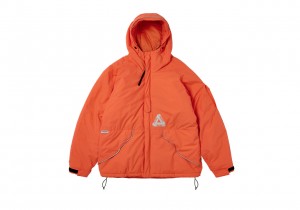 Orange Palace P-Tech Hooded Jacket Jackets | VN17-K2-JE