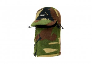 Woodland Dpm Palace Polartec Peaked Face Warmer Hats | UM20-A4-JM