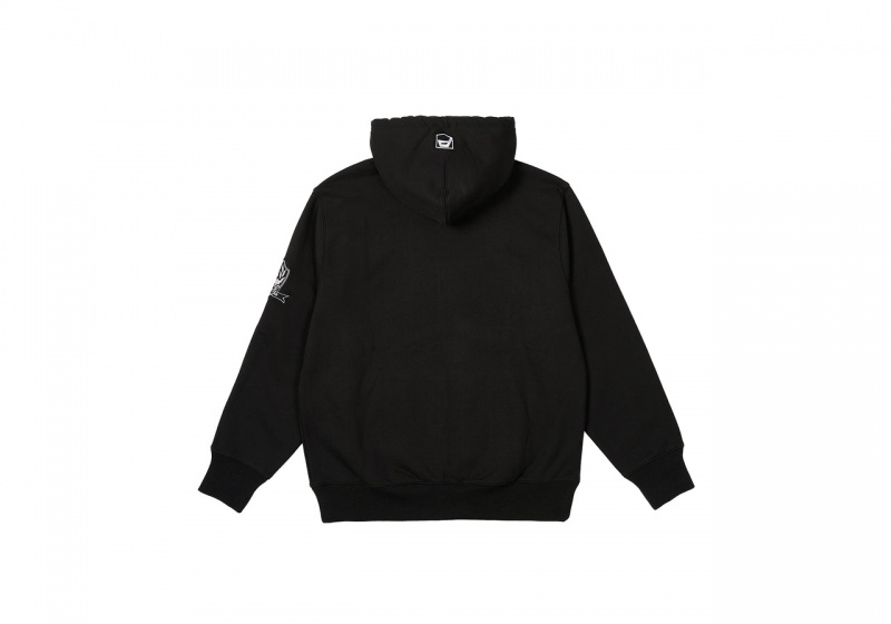 Black Palace Avirex Zip Hood Hoods | JI06-R6-IL