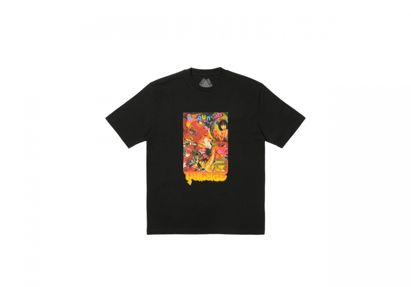 Black Palace Chila T-Shirt T-Shirts | OX70-T1-IN