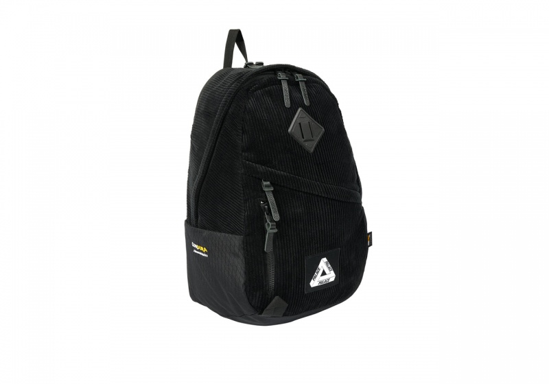 Black Palace Corduroy Backpack Bags | KM38-F6-CG