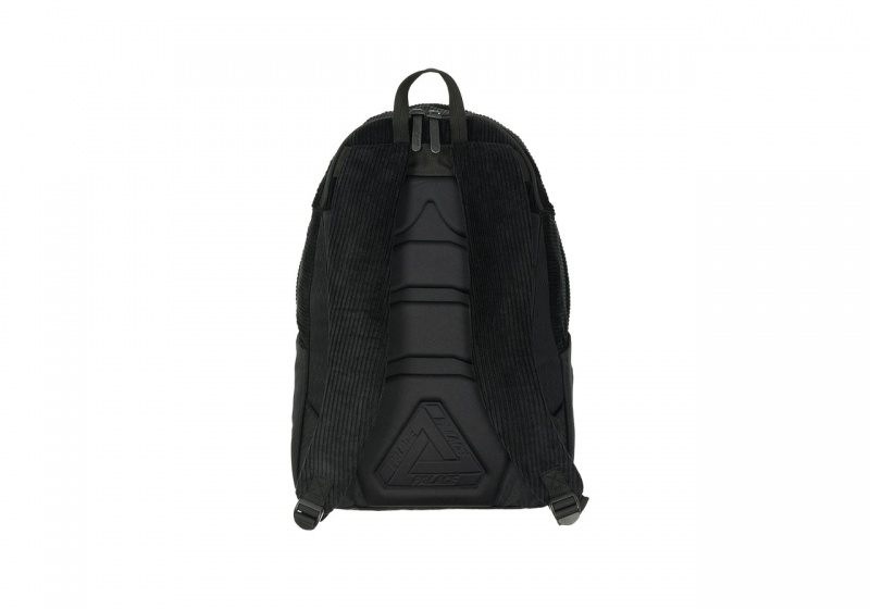 Black Palace Corduroy Backpack Bags | KM38-F6-CG