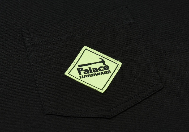 Black Palace Hardware Pocket T-Shirt T-Shirts | SH07-U9-LP