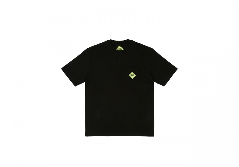 Black Palace Hardware Pocket T-Shirt T-Shirts | SH07-U9-LP