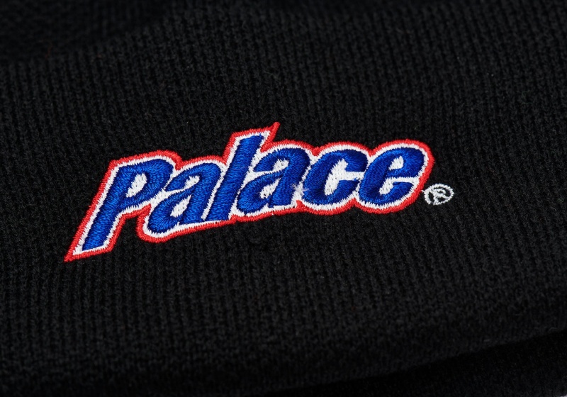 Black Palace Lowercase Cuff Beanie Hats | WO49-I6-WG