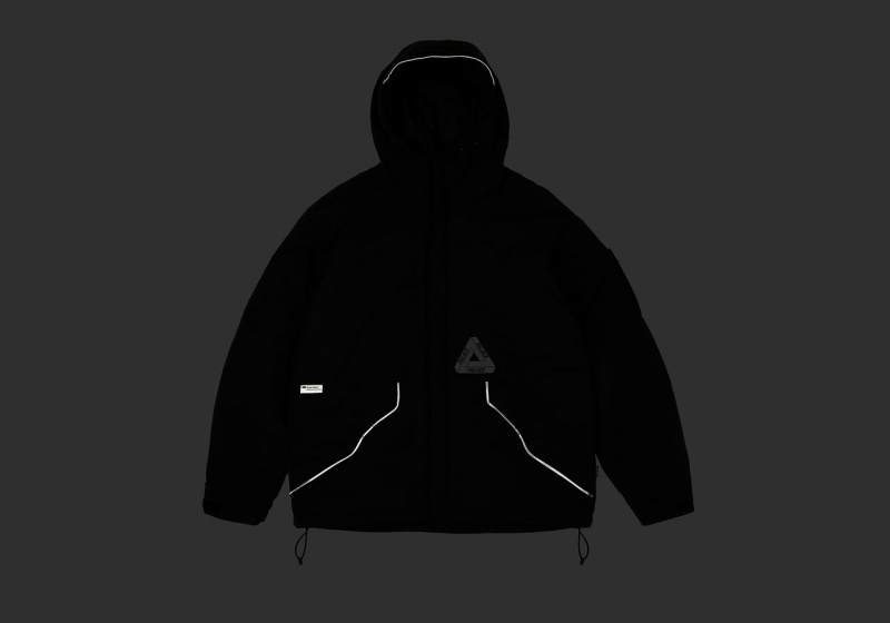 Black Palace P-Tech Hooded Jacket Jackets | WJ85-P2-AM