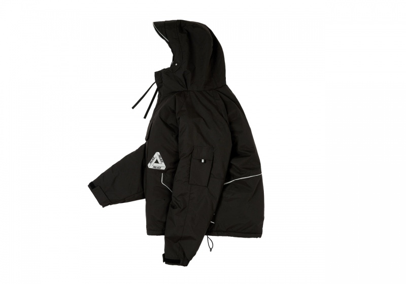 Black Palace P-Tech Hooded Jacket Jackets | WJ85-P2-AM