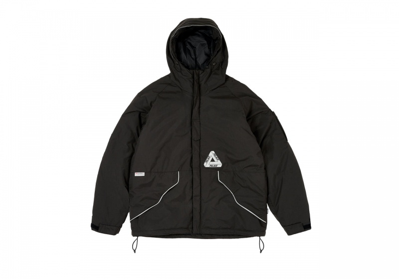 Black Palace P-Tech Hooded Jacket Jackets | WJ85-P2-AM