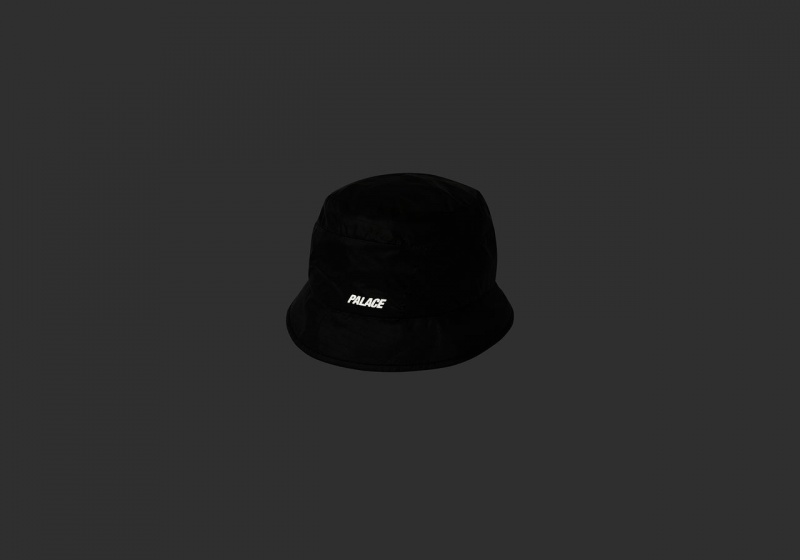 Black Palace Pertex Running Bucket Hats | BX87-X1-FU