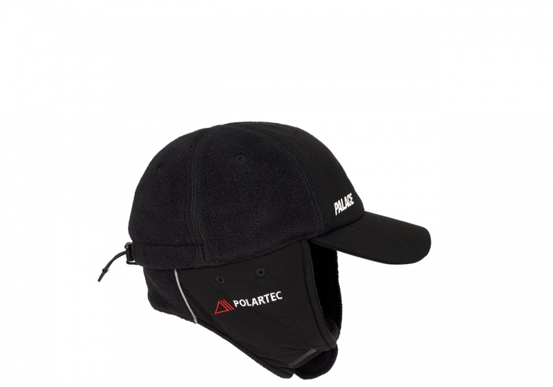 Black Palace Polartec Warmdome Earflap 5-Panel Hats | UV88-N4-XV