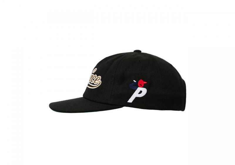 Black Palace Posh Script Strapback Hats | EK89-J2-XF