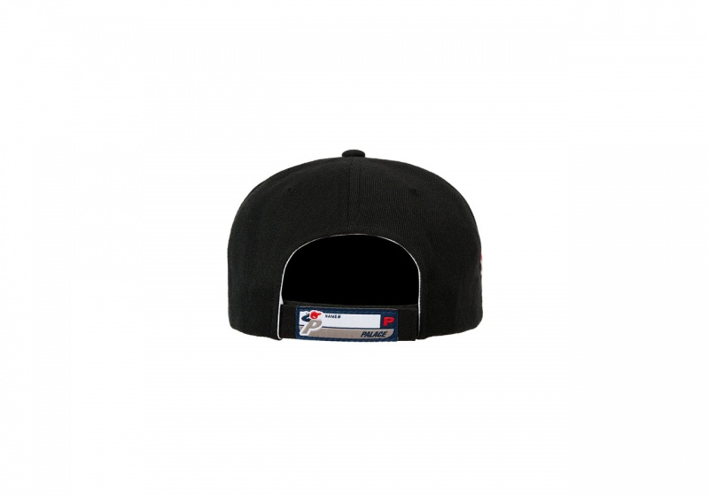 Black Palace Posh Script Strapback Hats | EK89-J2-XF