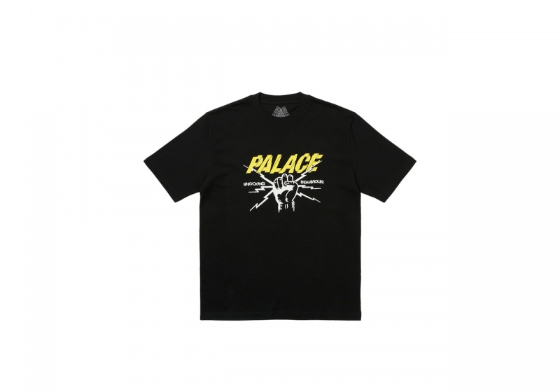 Black Palace Shocking Behaviour T-Shirt T-Shirts | BU26-K2-BT