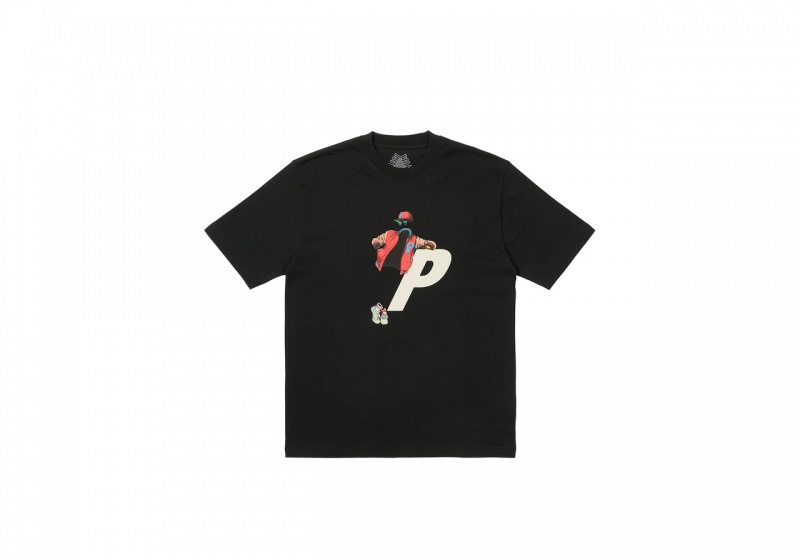 Black Palace Transparency T-Shirt T-Shirts | LV75-H8-YS