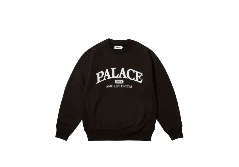 Black Palace Unitas Crew Sweatshirts | ZU19-I4-CA