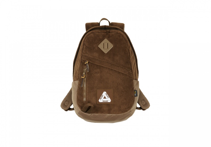 Brown Palace Corduroy Backpack Bags | YR79-O1-SG