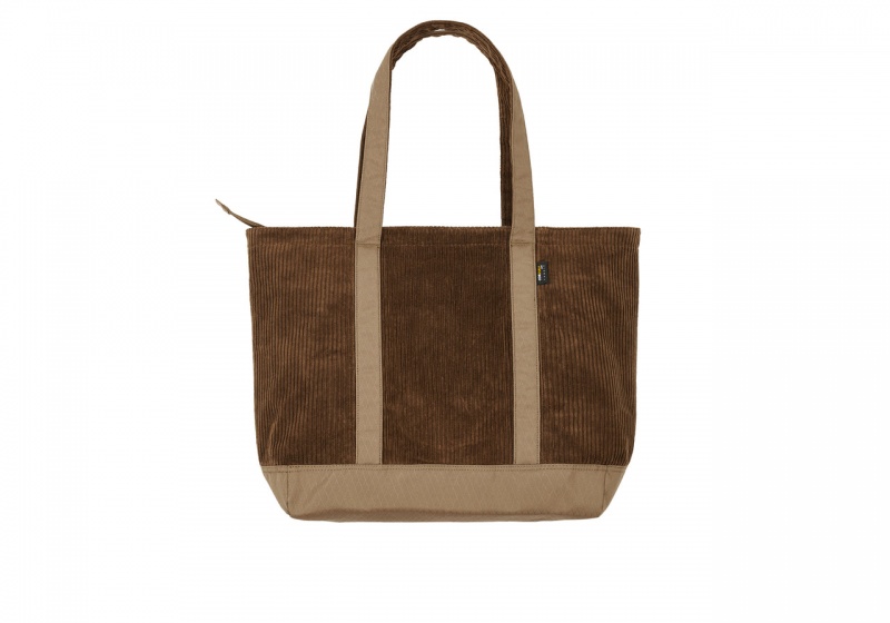 Brown Palace Corduroy Shopper Bags | WY97-B2-ZL