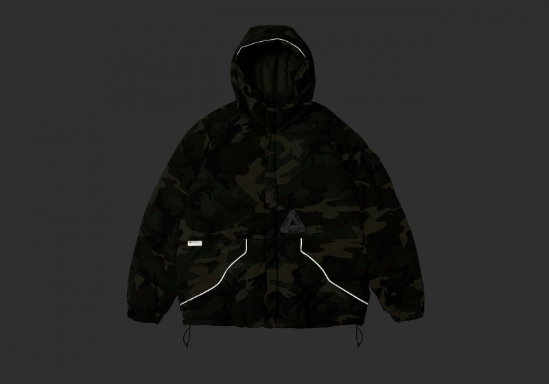 Camo Palace P-Tech Hooded Jacket Jackets | IY96-F5-TT