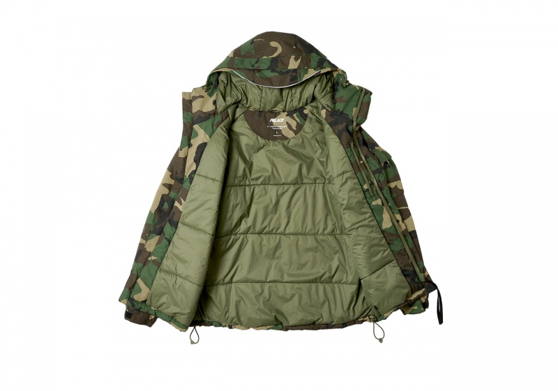 Camo Palace P-Tech Hooded Jacket Jackets | IY96-F5-TT