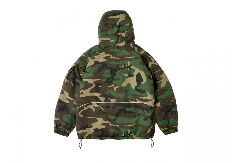 Camo Palace P-Tech Hooded Jacket Jackets | IY96-F5-TT