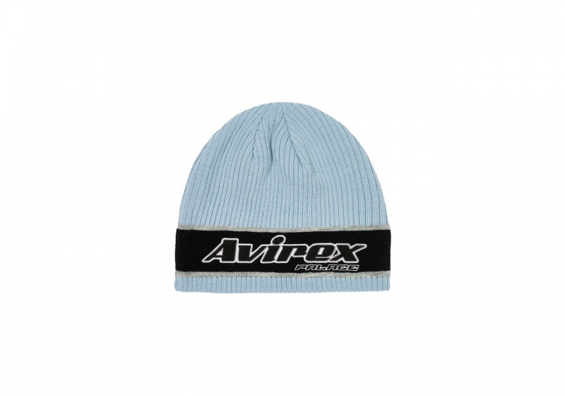 Chill Blue Palace Avirex Nein Cuff Beanie Hats | GE30-Y9-SM