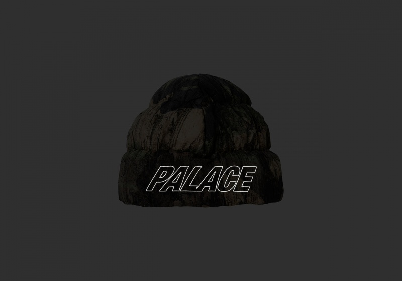 Deep Forest Palace Pertex Puffa Beanie Hats | KO39-Y4-CP