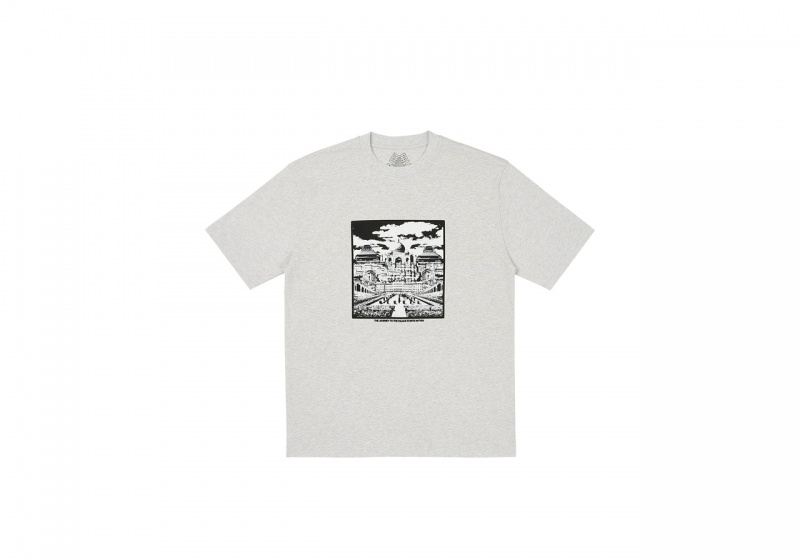 Grey Marl Palace Multi Palace T-Shirt T-Shirts | QH52-C1-CJ