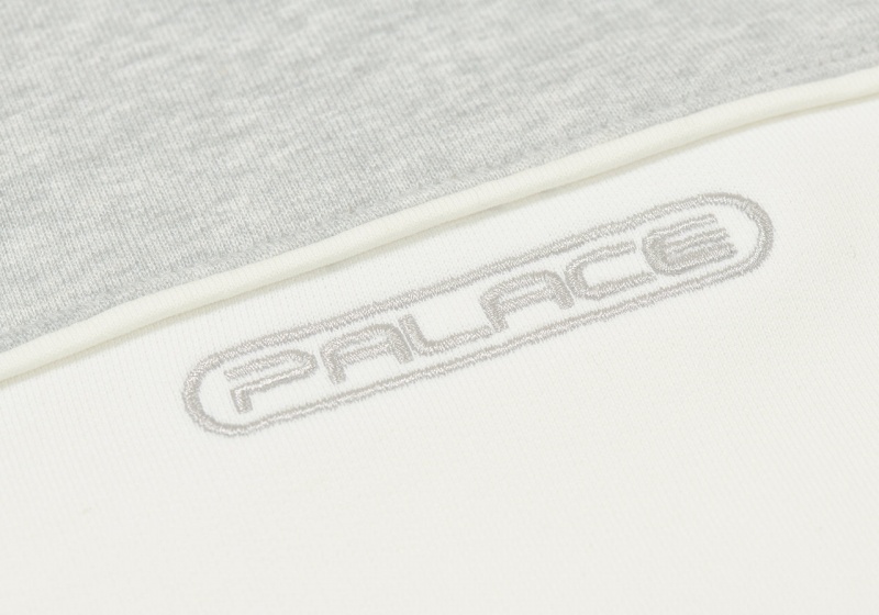 Grey Marl Palace Piped Crew Sweatshirts | MJ28-T3-OD