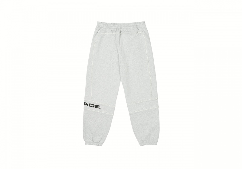 Grey Marl Palace Track Jogger Bottoms | IY37-Y8-XT