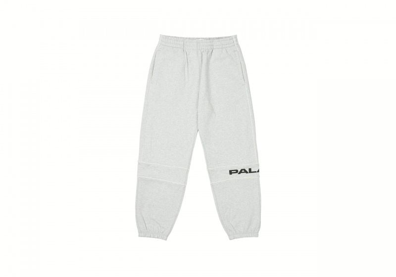 Grey Marl Palace Track Jogger Bottoms | IY37-Y8-XT