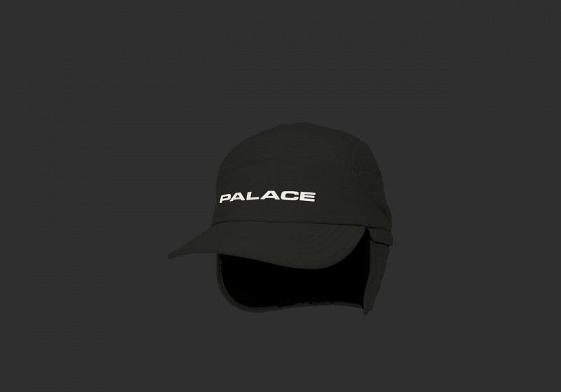 Grey Palace Micro Earflap Runner Hats | FV04-O7-PO