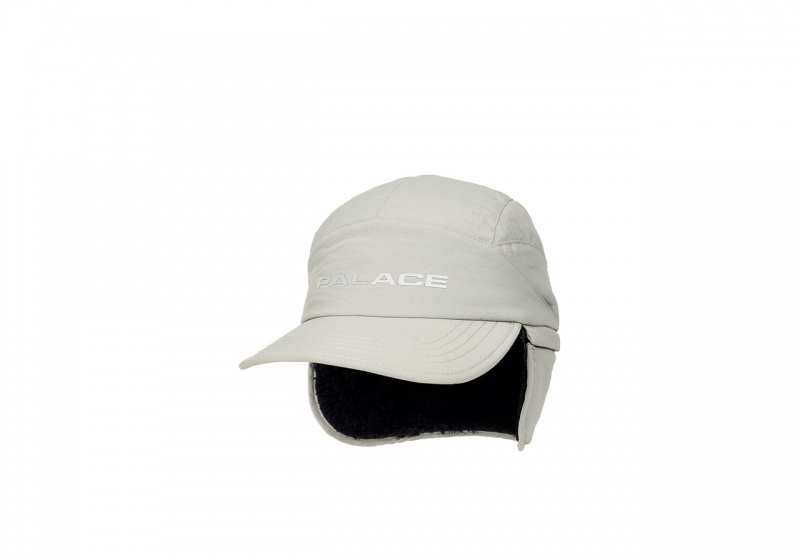 Grey Palace Micro Earflap Runner Hats | FV04-O7-PO