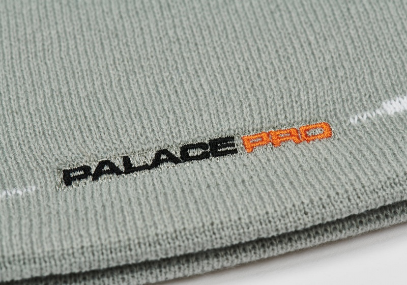 Grey Palace Palace Pro Nein Cuff Beanie Hats | QP95-Q9-DC