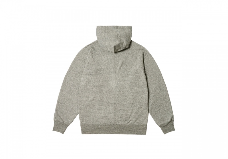 Heather Grey Palace Nanamica Hooded Sweat Hoods | OR26-K9-IN