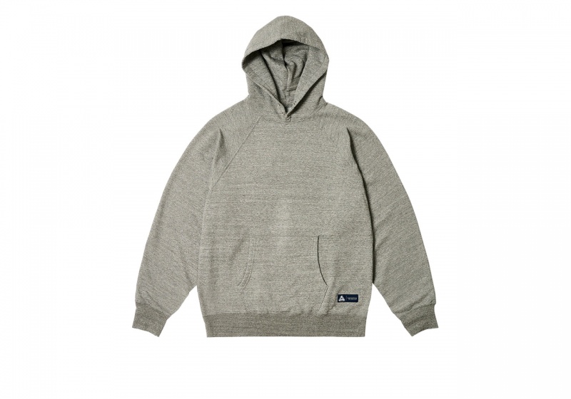 Heather Grey Palace Nanamica Hooded Sweat Hoods | OR26-K9-IN