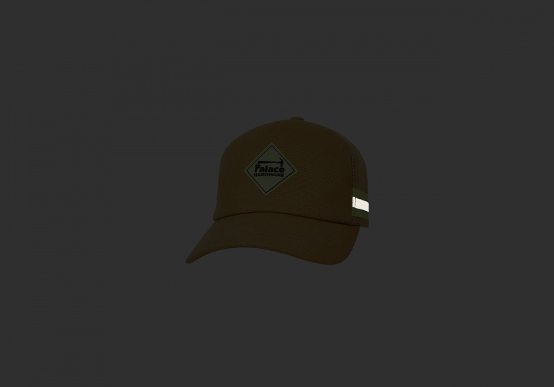 Khaki Palace Hardware Trucker Hats | PA14-D9-VY