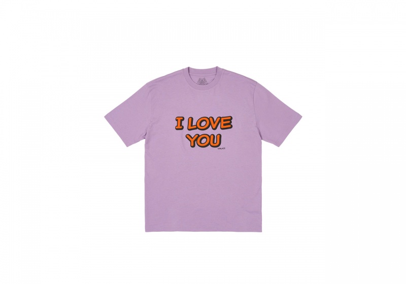 Light Purple Palace Lover T-Shirt T-Shirts | QZ84-Q8-AG